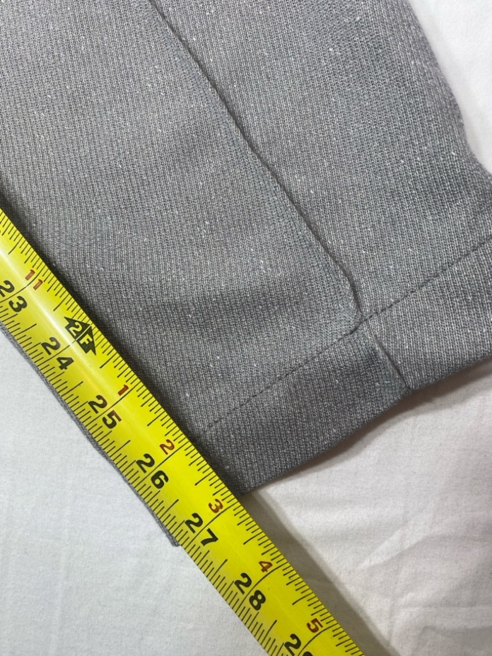 LOFT Gray Tie Waist Ankle Pants 10 NWT High Rise Office Quiet Luxury - Picture 7 of 10